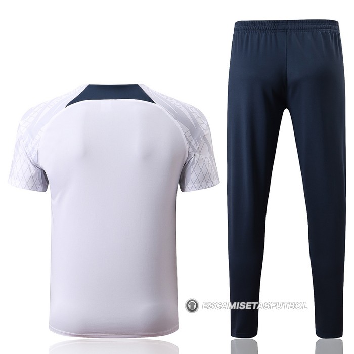 Chandal del Paris Saint-Germain Manga Corta 2022-2023 Blanco